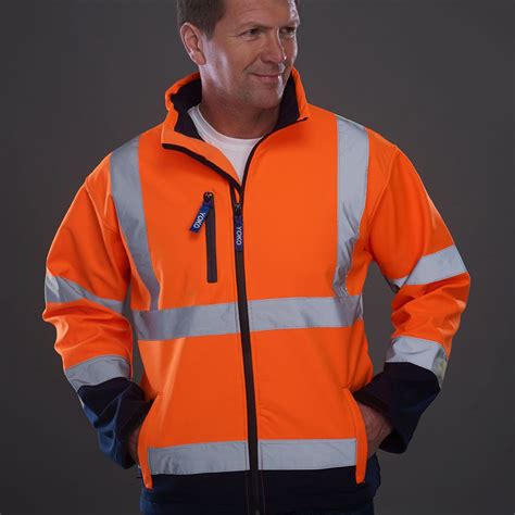 Yoko Hi Vis Softshell Jacket Cressco Branded Workwear