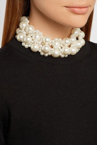 Pin By Helga On Pearls Desires Pearl Choker Pearls Chokers