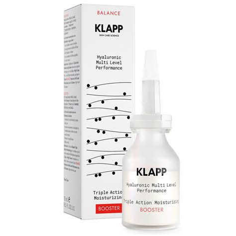 Klapp Hyaluronic Multi Level Performance Triple Action Moisturizing