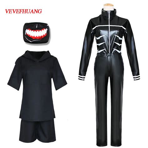 Vevefhuang Traje De Anime Japon S Tokyo Ghoul Conjunto Completo De