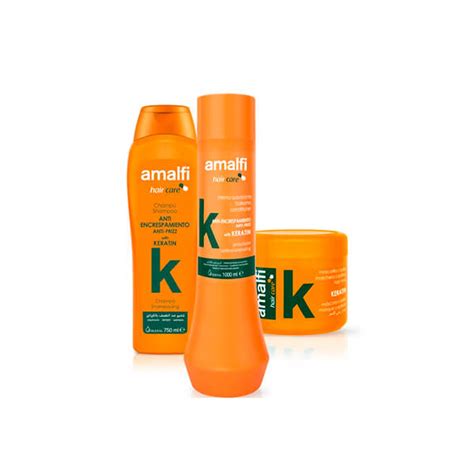 Amalfi Keratin Complete Set Shampoo, Conditioner, Hairspray and Anti ...