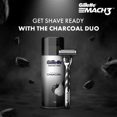 Gillette Mach3 Charcoal Launch On Behance