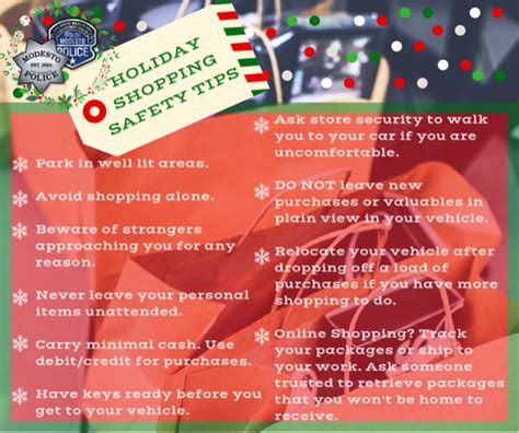 Holiday Security Tips For Shopping