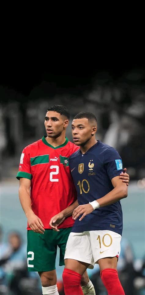 Hakimi Mbapp K Coupe Du Monde Images De Football Joueur De Football