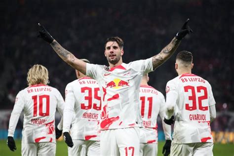 Goal Celebration Scorer Dominik Szoboszlai Rb Leipzig Scores