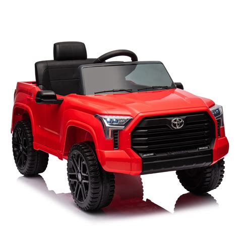 12 V Kids Ride On Car Officially Licensed Toyota Tundra Pickup Battery