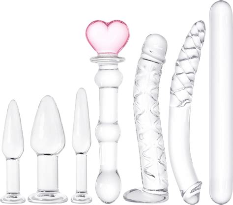 Amazon Rbenxia Types Set Crystal Glass Anal Plug New Top Unique Design Sex Toy Adult