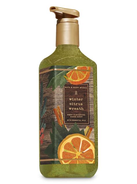 Winter Citrus Wreath Deep Cleansing Hand Soap By Bath And Body Works Bath And Body Works Hand