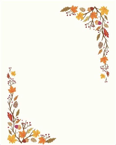 10 Best Printable Fall Page Borders Artofit