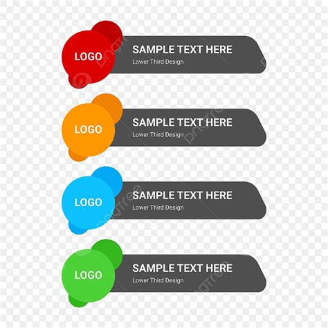 Lowering Clipart Transparent Png Hd Lower Third Design Set Lower