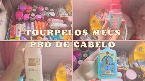 TOUR PELO MEUS PRODUTOS DE CABELO Lari Uchimura YouTube