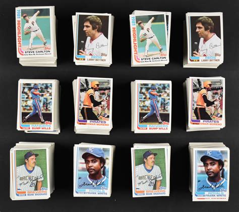 Lot Detail 1982 Topps Baseball Complete Sets Pair 2 Plus 300