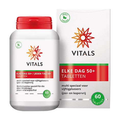 Koop Nu Vitals Elke Dag 50 60 Tabletten Bono