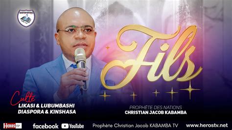 FILS CULTE LIKASI LUBUMBASHI 14 04 2024 I LE PROPHETE DES NATIONS