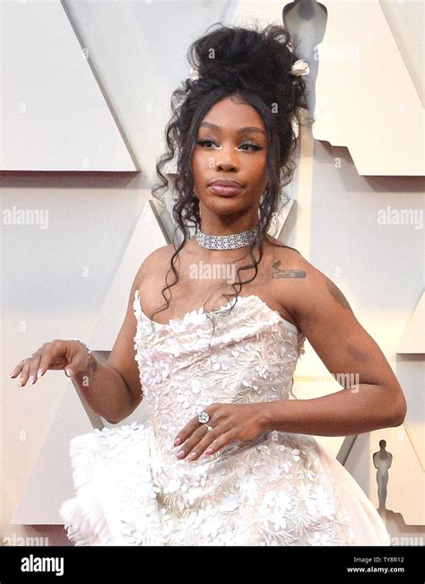 SZA arrives on the red carpet for the 91st annual Academy Awards at the ...