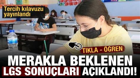 Son dakika haberi LGS Tercih klavuzu yayımlandı Çok önemli değişiklik