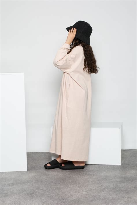 Robe Teeshirt Manche Large Nude