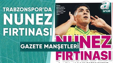 Trabzonspor Dan Marcelino Nunez Giri Imi Be Ikta Tan Salih Zcan A