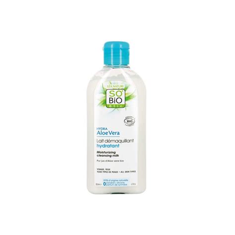 Lait D Maquillant Bio Hydratant Hydra Aloe Vera So Bio Tic Ml