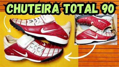 CHUTEIRA NIKE TOTAL 90 II MELHOR CHUTEIRA SOCIETY DE TODOS OS TEMPOS