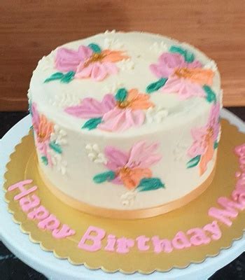 Birthday Cake Floral Design