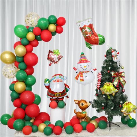 Merry Christmas Foil Balloon Set 16inch Party Decorations Party