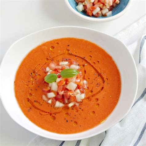 Red Pepper Tomato Gazpacho - Paleo Grubs