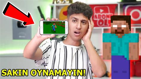 Gece De Sakin M Necraft Oyununu Oynamayin Herobrine Geldi Youtube