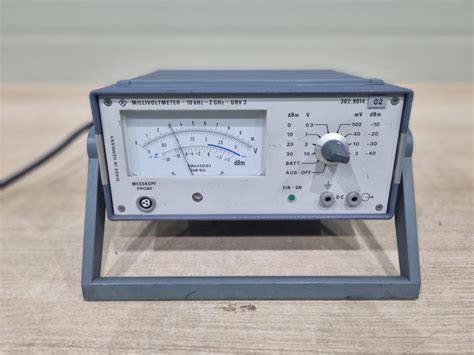 Rohde Schwarz Millivoltmeter Khz Ghz Urv