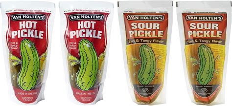 Van Holten S Pickle In A Pouch X Large Hot Pickle And X Large Sour Pickle American