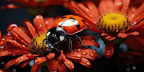 Premium Ai Image Ai Generated Ai Generative Ladybird Ladybug On