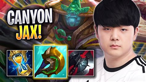 CANYON TRIES NEW META JAX JUNGLE DK Canyon Plays Jax JUNGLE Vs Viego