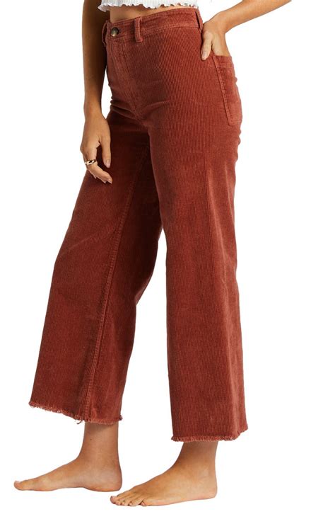 Billabong Free Fall High Waist Wide Leg Corduroy Pants Nordstrom