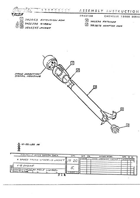 1965 Chevelle Steering Column Diagram Wiring Flow Schema