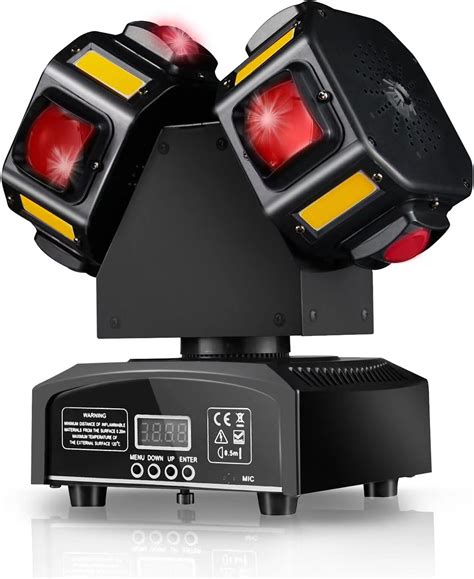 amazoncom led moving head dj lights  leds dj lighting rgb beam