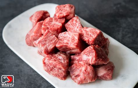 Hokkaido Wagyu A5 Wagyu Beef Steak Cubes Premium Loin 2 Pkgs My