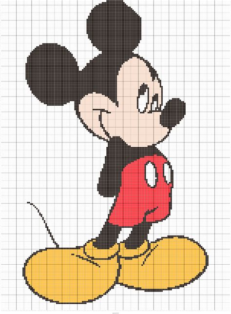 Mickey Designed By Jessica Wilson Stitch Fiddle Disney Cross