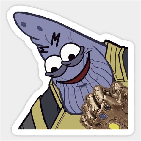 Thanos Infinity War Sticker Teepublic