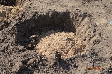 Как мы готовим посадочные ямы