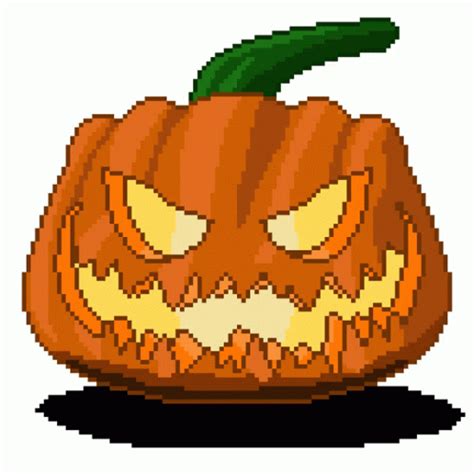 Pumpkin Jack O Lantern Sticker Pumpkin Jack O Lantern Pixel