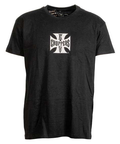 West Coast Choppers Cross T Shirt Schwarz Thunderbike Shop