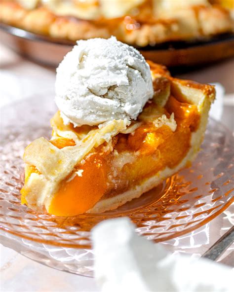 Classic Peach Pie With Canned Peaches Thank You Berry Much