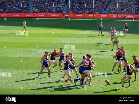 Melbourne Demons And West Coast Eagles Football Club At Optus Stadium