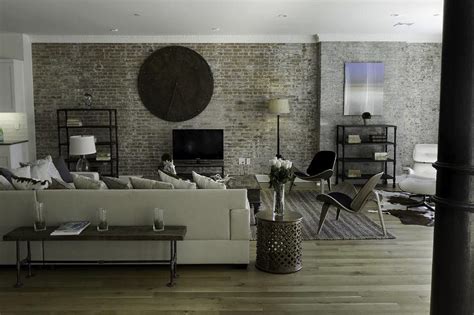 White Brick Wall Living Room Ideas | Baci Living Room