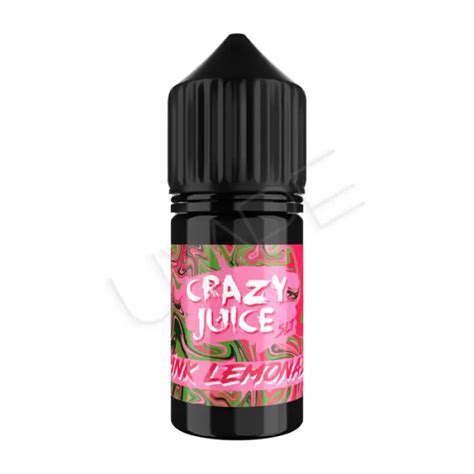 Солевая жидкость Crazy Juice Pink Lemonade 30 мл 0 мг без никотина