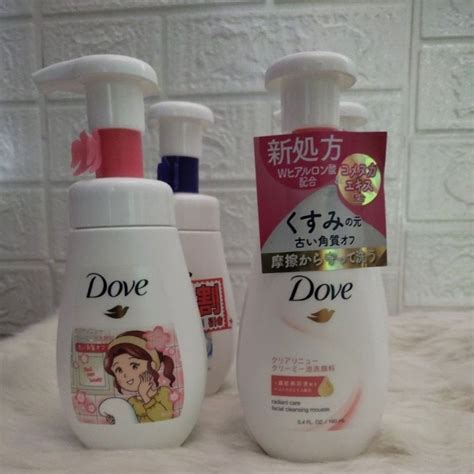 Dove Radiant Care Moisture Care Facial Cleansing Mousse 160 Ml Made In Japan Shopee Philippines