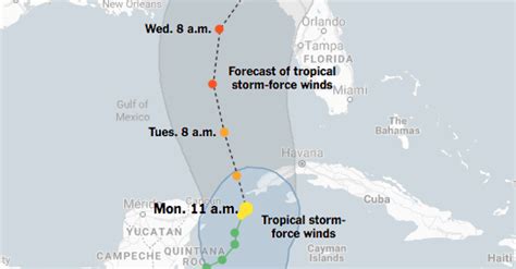 Tracking Hurricane Michael’s Path - The New York Times