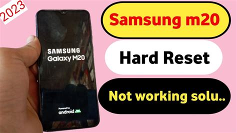 Samsung M M F Hard Reset Pattern Password Unlock Not Working