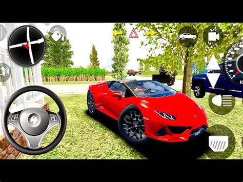 Indian Red Lamborgini Car Gameplay And Stunt In The City Youtube