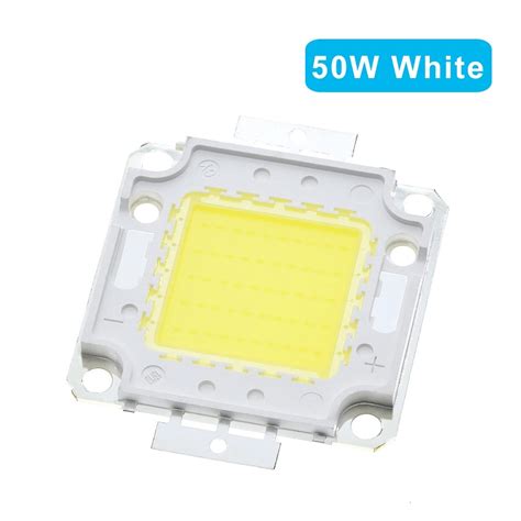 ชิปหลอดไฟสปอตไลท์ Led 10w 20w 30w 50w 100w Dc 12v 36v สีขาวอบอุ่น Diy